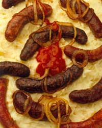 Lamb sausages by Alexander Brattell