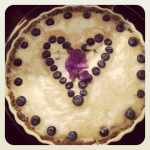 Chocolate Blueberry Tart
